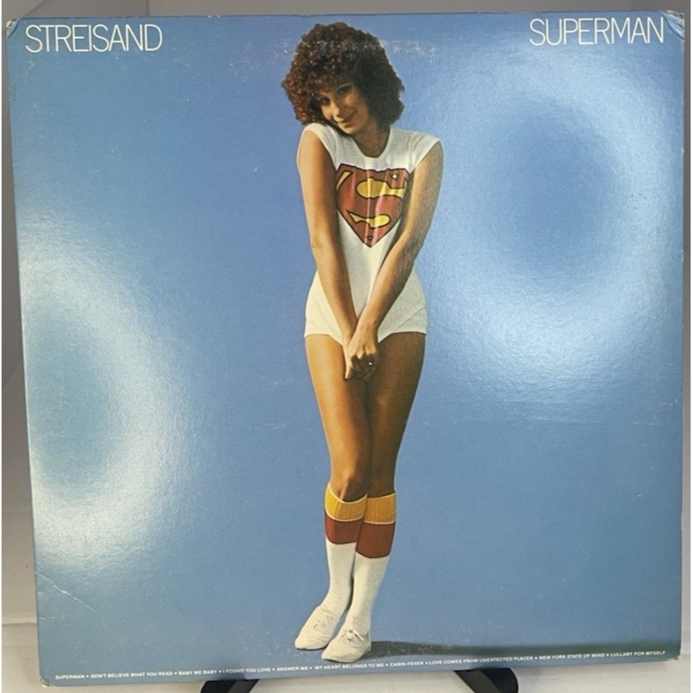 Barbra Streisand Superman LP Vinyl 1977 Columbia 34830 Pop Vocal Stereo Album US